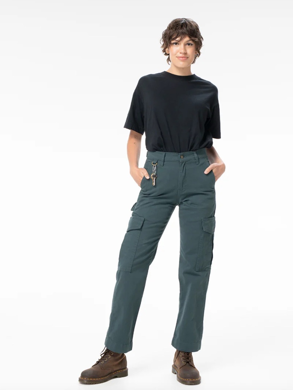 Classic Cargo Pants - Dark Teal